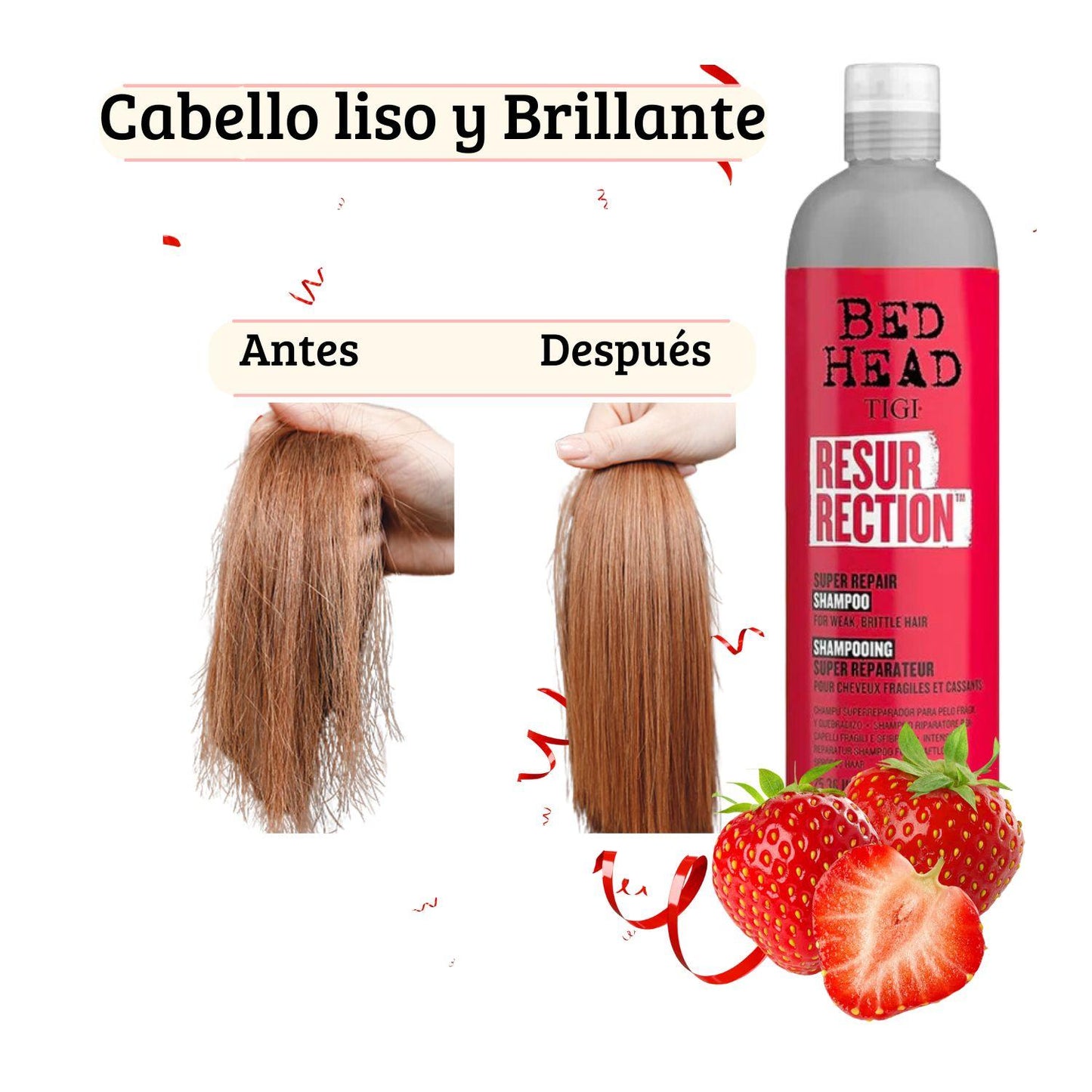 Bed Head Shampoo Resurrection Reparador Tigi 750 ml