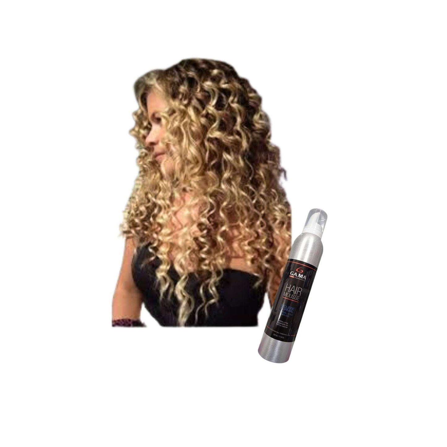 Mousse Normal Gama Italy 125ml Define Fija el Peinado en Forma Natural