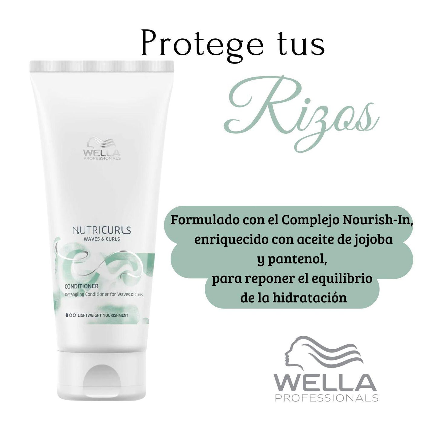 Wella Acondicionador Nutricurls Micellar Para Rizos 200ml