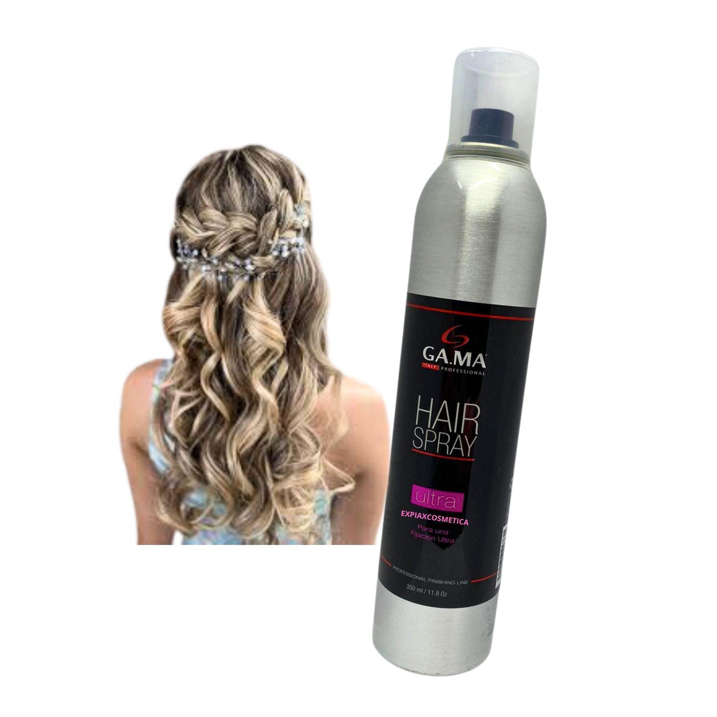 Spray de Fijación Ultra Gama 350ml  Laca Ultra Fuerte