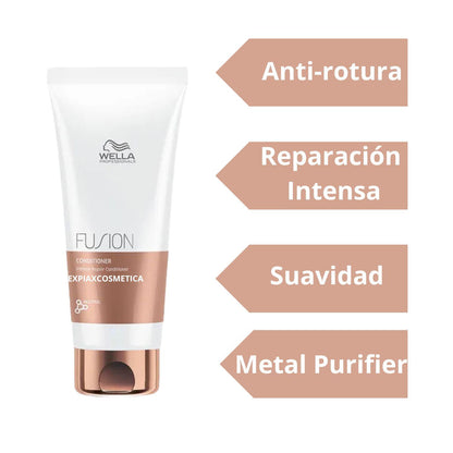 Acondicionador Wella Fusion 200ml Reparación Intensa