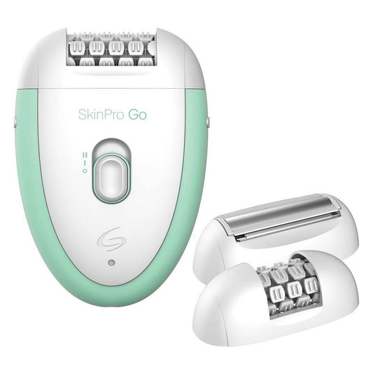 Depiladora Gama Skin Pro GO 2 Verde Afeitado Y Depilación 32 Pinzas