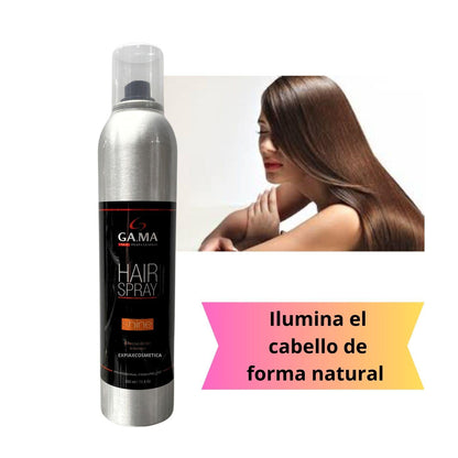 Brillo en Spray Gama Italy Profesional Ilumina tu Cabello