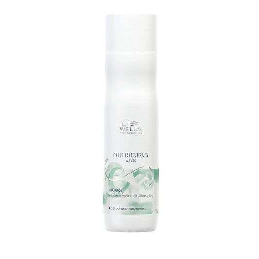 Shampoo Wella Nutricurls Micellar 250ml Rizos Hidrata Limpieza Suave