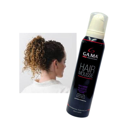 Mousse Fuerte Gama Italy  Define y Fija el Peinado Natural