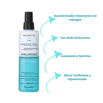 HD Life Style Hialuronico Leave In Conditioner 240ml Suaviza Nutritivo
