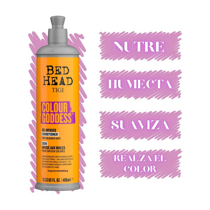 Tigi Acondicionador Colour Goddess 400ml Infusión de Aceites Nutritivo