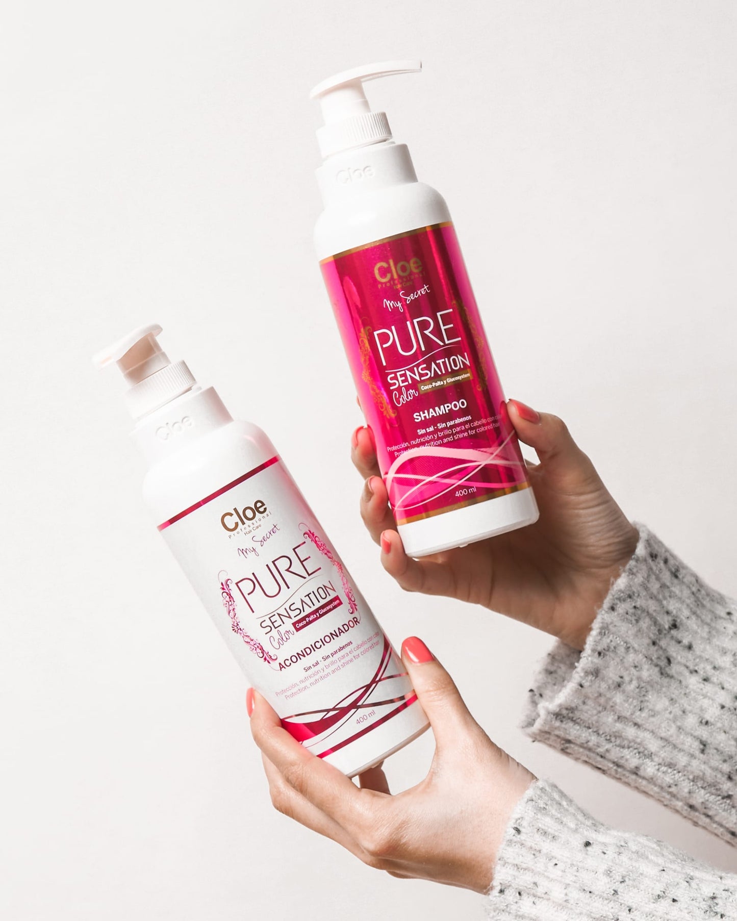 Acondicionador Pure Sensation Color 400 ml Nutrición y Brillo - Cloe
